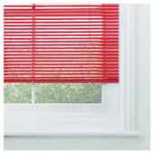 Aluminium Venetian Blind, Red Gloss 60Cm