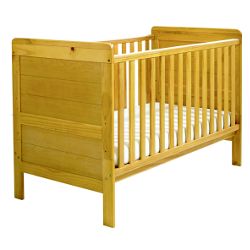 East Coast Colby Cot Bed, Natural