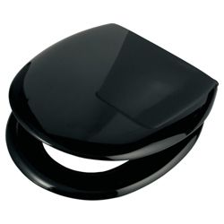 Croydex Anti-Bac Toilet Seat - Black