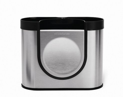 Image of Simplehuman Utensil Holder, Brushed Stainless Steel