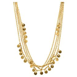 Elspeth Gibson Gold Multi Disc Bracelet