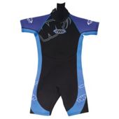 TWF Wetsuit Shortie Kids' age 13/14 Bright blue