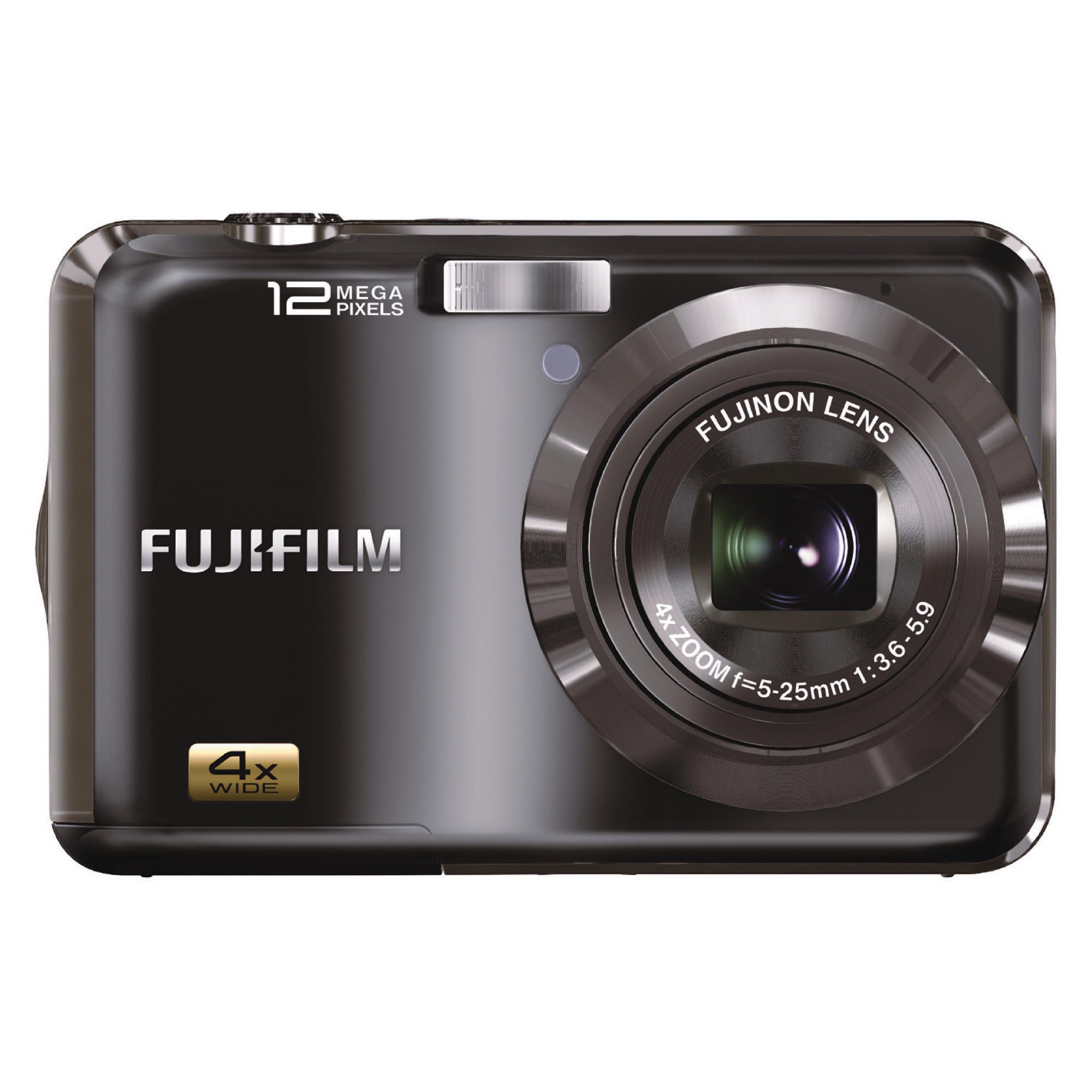 Fujifilm AX245W Black Digital Camera - 12MP, 4x Optical Zoom and a 2.7" LCD