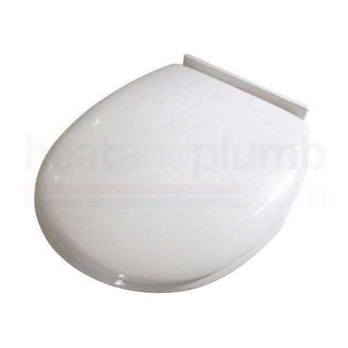 Image of Croydex Anti-bacterial Slow Close Plastic Toilet Seat White