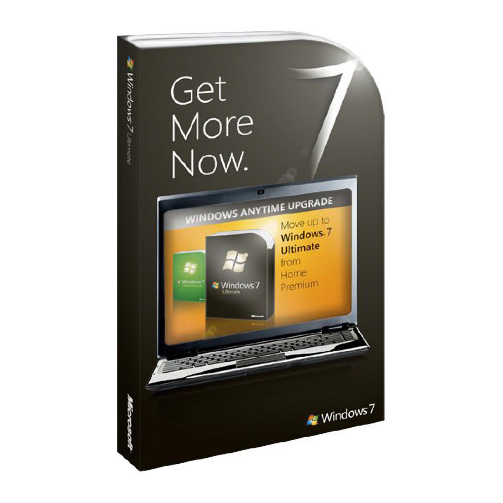 Microsoft Windows 7 Anytime Upgrade (Windows 7 Home Premium to Windows 7 Ultimate)