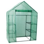 Tesco Compact Walk In Growhouse with Metal Frame & Plastic cover