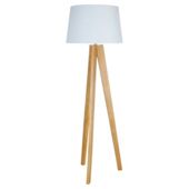 Tesco Tripod Wooden Floor Lamp