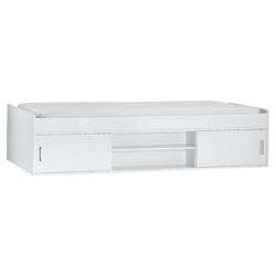 Fresno Cabin Bed Frame, White