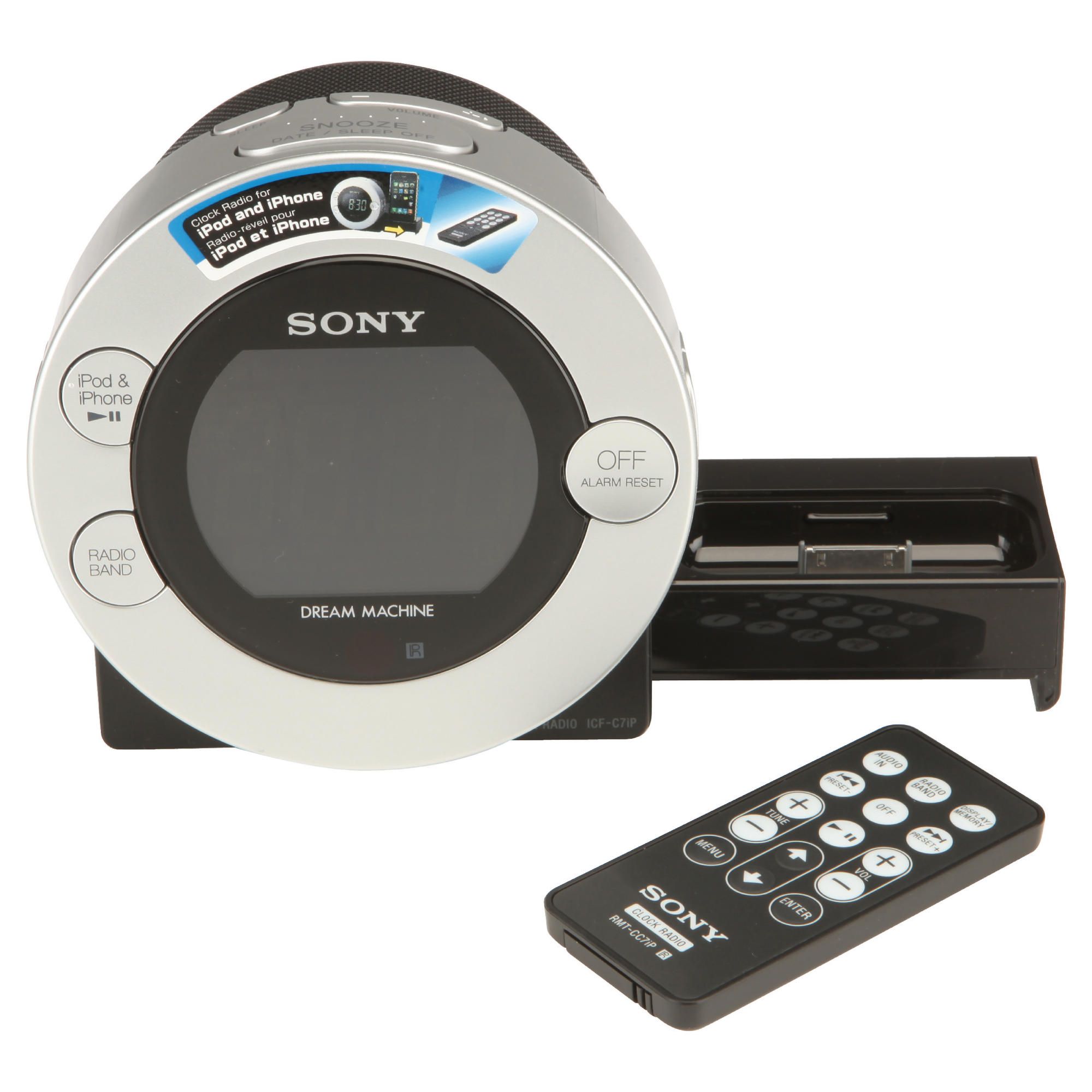 Sony ICFC7IP clock radio & iPod dock 
