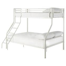 Mika Trio Bunk Bed Frame, Vanilla