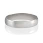 Palladium 4mm D-Shape Ladies Ring, L
