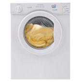 White Knight 372wv Compact Vented Tumble Dryer, 3 kg Load, D Energy Rating. White