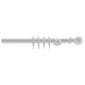 28mm Wood Curtain Pole, White 180cm