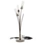 Tesco Lighting Cara 3 Light Table Lamp Satin Nickle