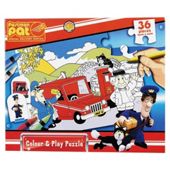 Postman Pat Colour & Play Puzzle