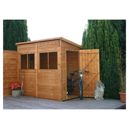 Buy Mercia Pent Wooden Shed, 8x4ft from our Wooden Sheds range - Tesco