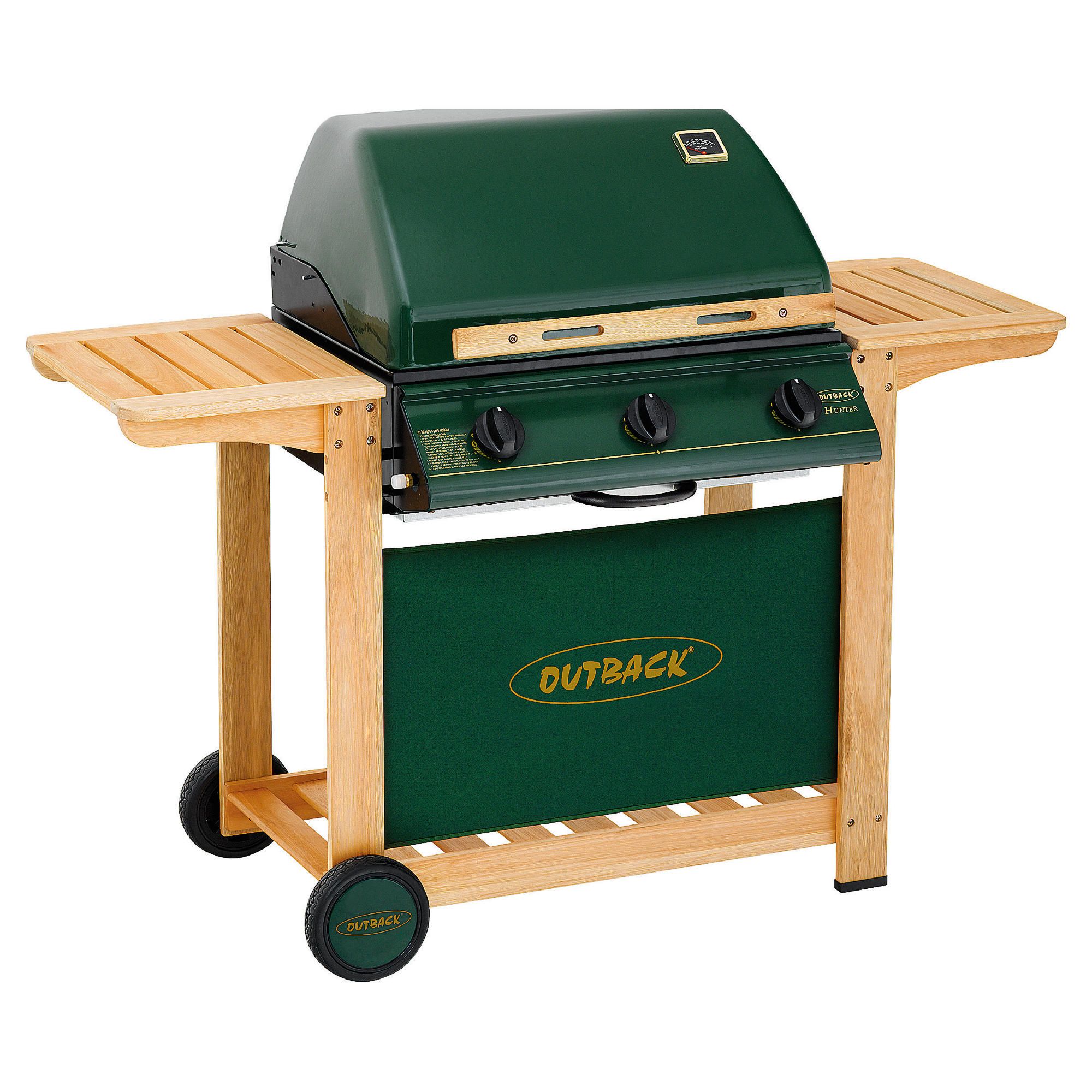 Outback Hunter 3 Burner Gas BBQ with Cover. at Tesco Direct