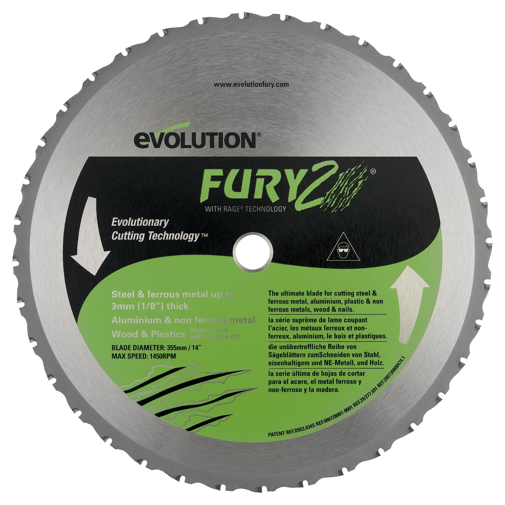 Evolution Fury 2 Replacement Blade