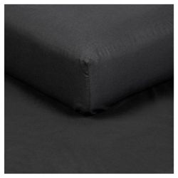 Finest Fitted Sheet, Double, Black