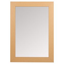 Oak Effect 3 Inch Mirror 90X64Cm