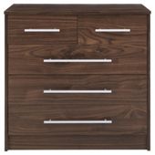 Kendal 5 Drawer Chest, Walnut-Effect