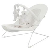 Obaby B is for Bear Vibrating Bouncer, White