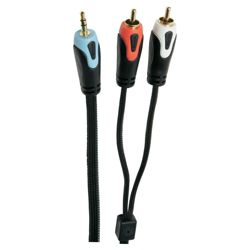 Technika Jack to Phono (3.5mm to RCA) High Performance Cable 1.2M