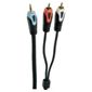 Technika Jack to Phono (3.5mm to RCA) High Performance Cable 1.2M