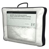 Finest Goose Feather & Down Dual Layer Topper Double