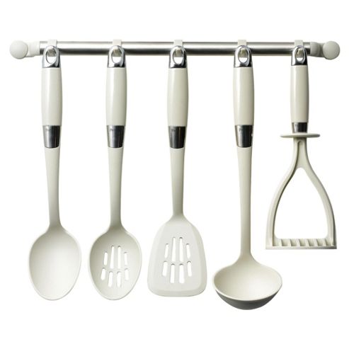 Image of Prestige 6 Piece Deco Utensils Set, Almond