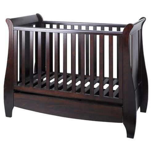 Image of Tutti Bambini Katie Sleigh Cot, Espresso