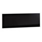 Modular 2 Pack Bedside Drawer Fronts, Black Gloss