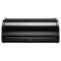 Brabantia Roll Top Bread Bin, Matt Black