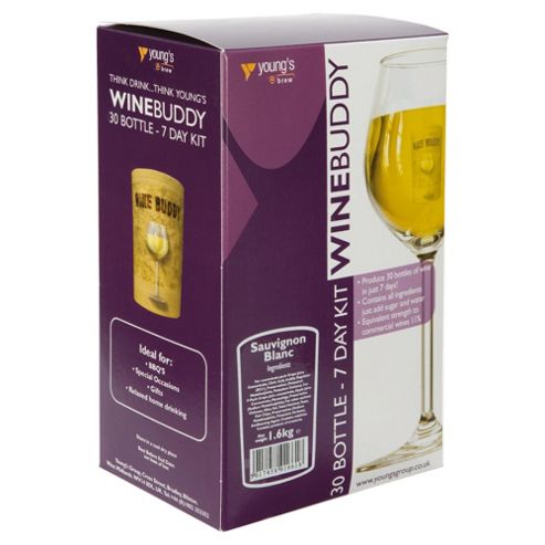 WineBuddy Sauvignon Blanc Kit, 30 bottles