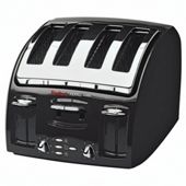 Tefal 532718 4 Slice Toaster - Black