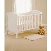 East Coast Country Cot Bed, White