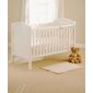 East Coast Country Cot Bed, White