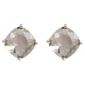 ICE BRIGHT earrings, Sterling Silver Green Crystal Solitaire, made with SWAROVSKI ELEMENTS
