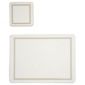 Tesco Classic Set of 6 Placemats and Coasters, Cream.
