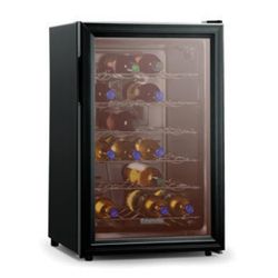 Baumatic BW28BL 28 Bottle Wine Cooler