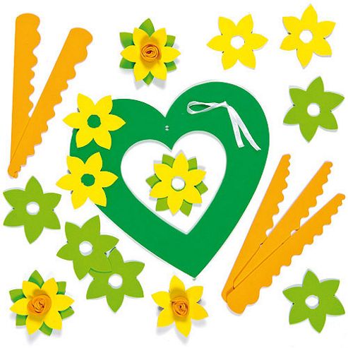 Image of Daffodil Wreath Craft Kit