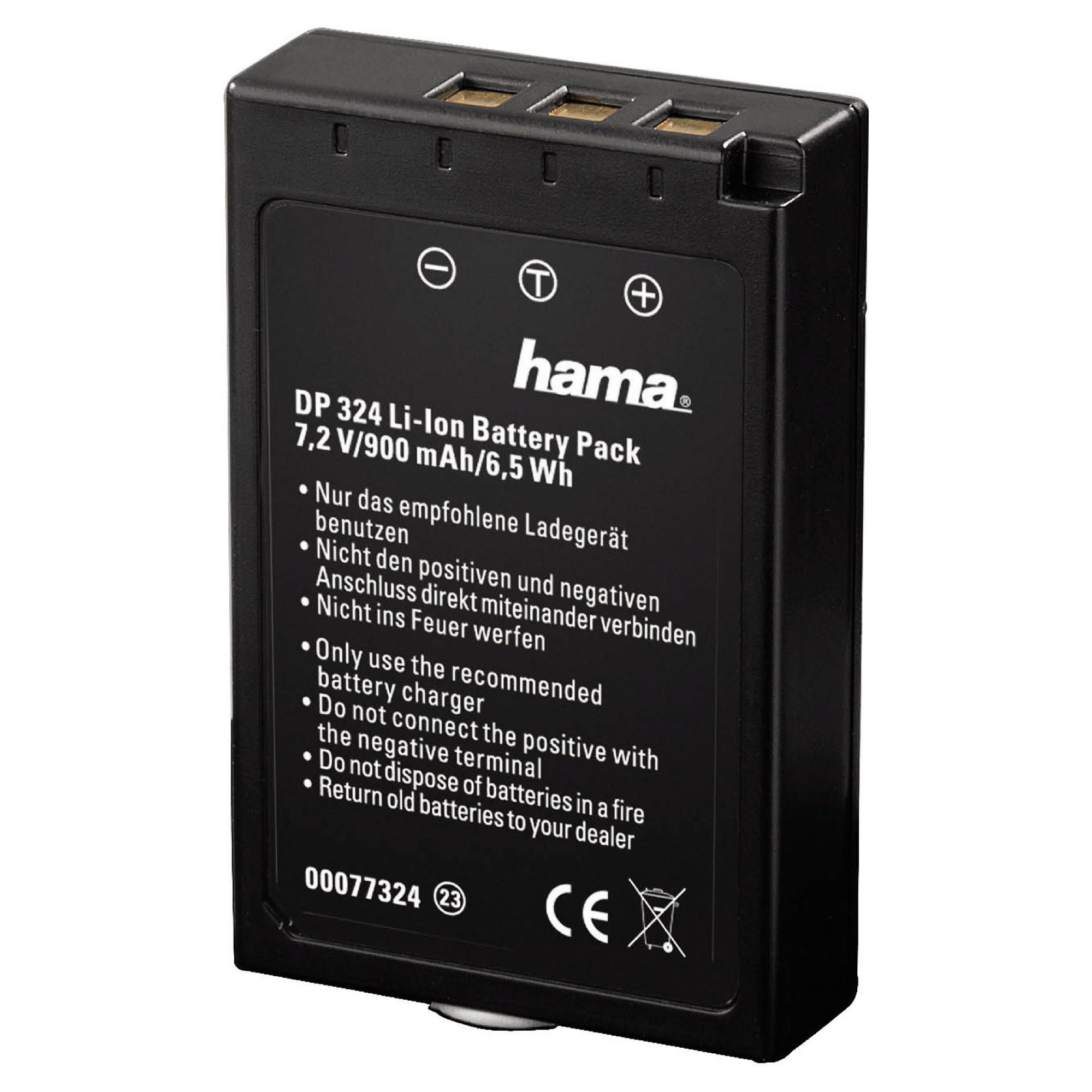 Hama Rechargeable Li-Ion Battery D 324 for Olympus