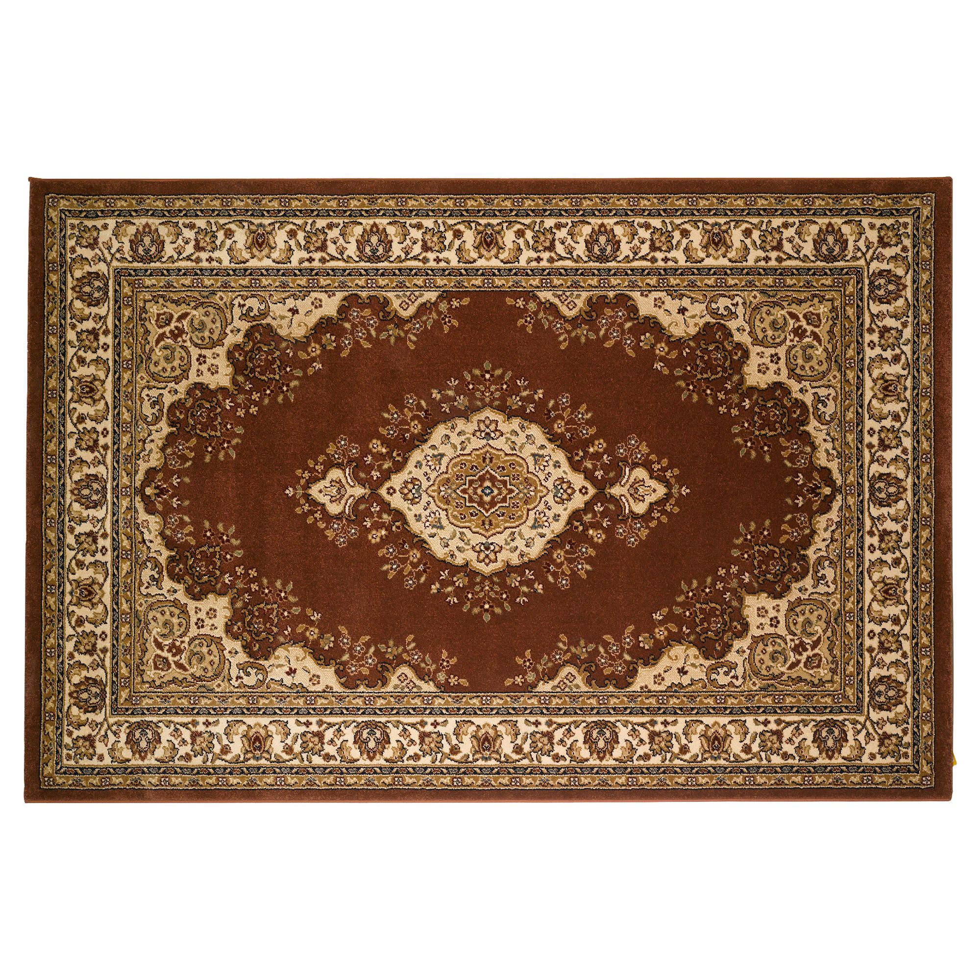 Tesco Dakhla medallion rug 160x230cm brick