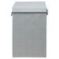 Minky fabric laundry bin, plain
