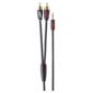 QED Profile 1.0m Jack to Phono (3.5mm to RCA) Cable