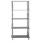 Atom 5 Shelf Unit, Black