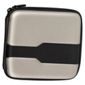 Hama Metallic Silver Wallet for 24  CDs / DVDs