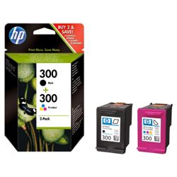HP 300 Black & Tri-colour Combo Printer Ink Cartridge (CN637EE)