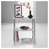 Atom 3 Shelf Unit, Clear..