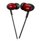 Jvc HA-FX67-RE Marshmallow Headphones with Brushed Aluminium Effect - Red